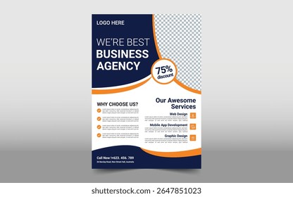 Corporate Business Agency Flyer Design Template