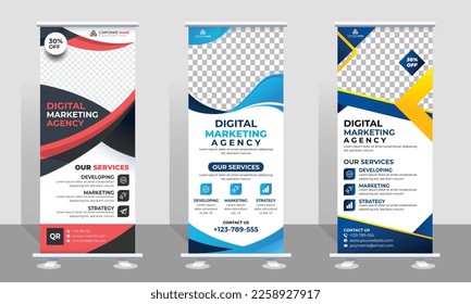 Corporate Business Agency Roll Up Banner Design