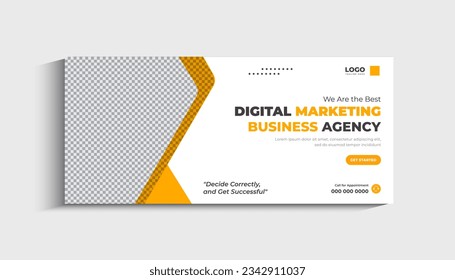 Corporate Business Agency Social Media Cover Template Design