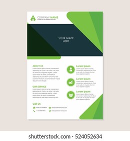 Corporate business annual report brochure flyer design. Leaflet cover presentation. Flier with Abstract geometric background. Modern publication poster magazine, layout template A4 flyer