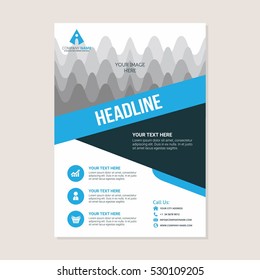 Corporate business annual report brochure flyer design. Leaflet cover presentation. Flier with Abstract geometric background. Modern publication poster magazine, layout template A4 flyer