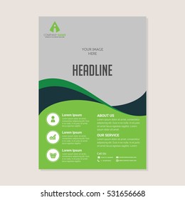 Corporate business annual report brochure flyer design. Leaflet cover presentation. Flier with Abstract geometric background. Modern publication poster magazine, layout template A4 flyer