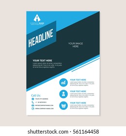 Corporate Business Annual Report Brochure Flyer Design. Leaflet Cover Presentation. Flier With Abstract Geometric Background. Modern Publication Poster Magazine, Layout Template A4 Flyer