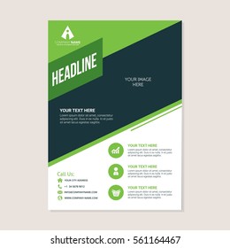 Corporate business annual report brochure flyer design. Leaflet cover presentation. Flier with Abstract geometric background. Modern publication poster magazine, layout template A4 flyer
