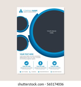 Corporate business annual report brochure flyer design. Leaflet cover presentation. Flier with Abstract geometric background. Modern publication poster magazine, layout template A4 flyer