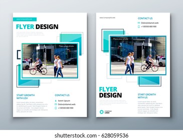 Corporate Business Annual Report Cover, brochure or flyer design. Leaflet presentation. Catalog with Abstract geometric background. Modern publication poster magazine, layout, template for business.