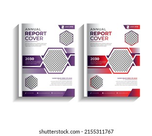 Corporate Business Annual report template And Business template