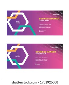 Corporate business banner or poster templates