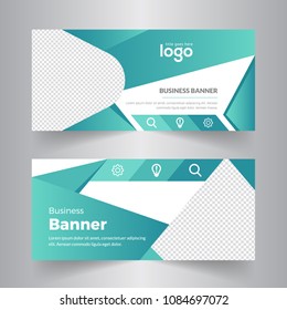 Corporate Business Banner Template Horizontal Advertising Stock Vector ...