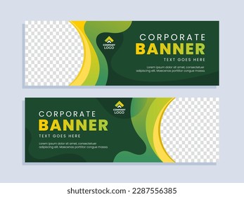 Corporate business banner template vector