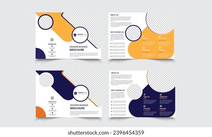 Corporate, Business  Bi fold Brochure Design Template