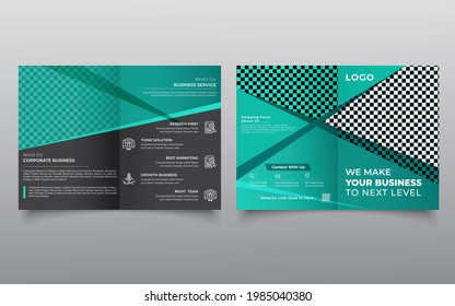 Diseño de folletos empresariales multiplicidad