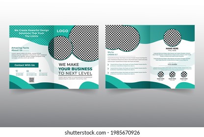 Diseño de folletos empresariales multiplicidad