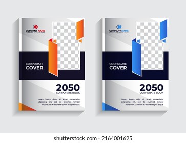 Corporate business book cover design. professional design for corporate business. social media post design, web banner and marketing. creative flyer and poster, professional booklet, outlet design.