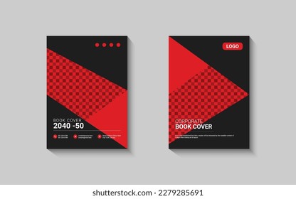 Corporate business book cover design template