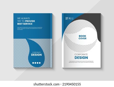 Corporate business book cover template design