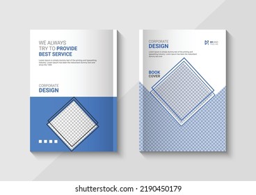 Corporate business book cover template design