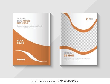 Corporate business book cover template design