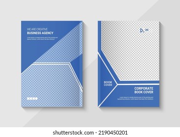 Corporate business book cover template design