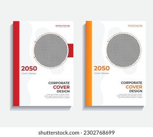 Corporate Business Book Cover Template Design, Social Media Post and ads Design,