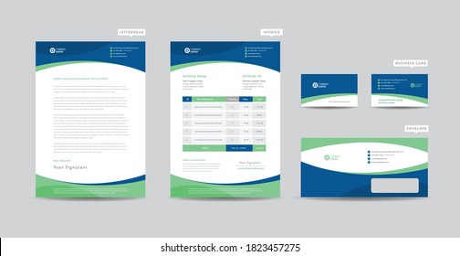 Corporate Business Branding Identity | Stationary Design | Letterhead | Business Card, Invoice,   Envelope, Startup Design