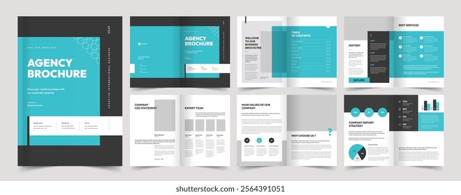 Corporate Business Brochure, Annual Report, Modern Brochure