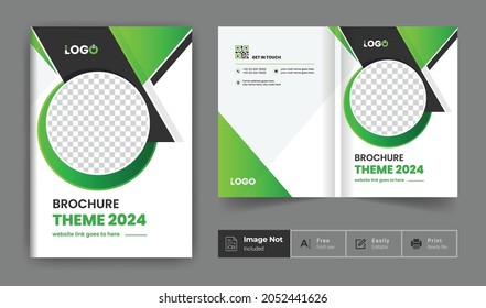 Corporate Business Brochure Cover Page Annual Stock Vector (Royalty ...