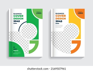 Corporate Business Brochure Cover Page Annual Stock Vector (Royalty ...