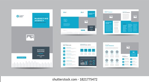 Corporate Business Brochure Design | Annual Report and Company Profile | Booklet and Catalog Design Template