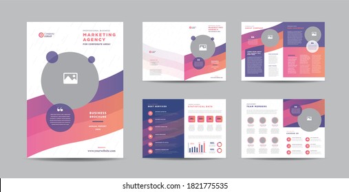 Corporate Business Brochure Design | Annual Report and Company Profile | Booklet and Catalog Design Template