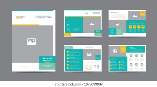 Corporate Business Brochure Design | Annual Report and Company Profile | Booklet and Catalog Design Template