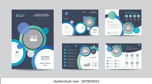 Corporate Business Brochure Design | Annual Report and Company Profile | Booklet and Catalog Design Template