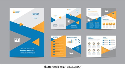 Corporate Business Brochure Design | Annual Report and Company Profile | Booklet and Catalog Design Template