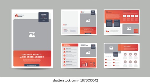 Corporate Business Brochure Design | Annual Report and Company Profile | Booklet and Catalog Design Template
