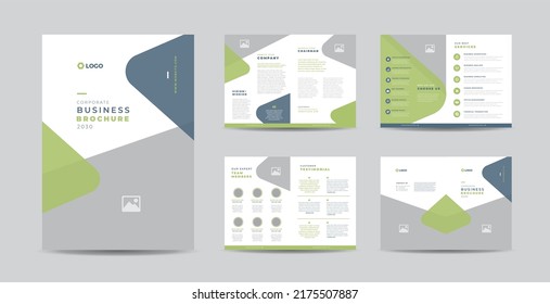 Corporate Business Brochure Design or Annual Report and Company Profile or Booklet and Catalog Design Template