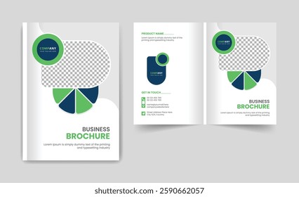 Corporate business brochure design Creative modern colorful theme layout template