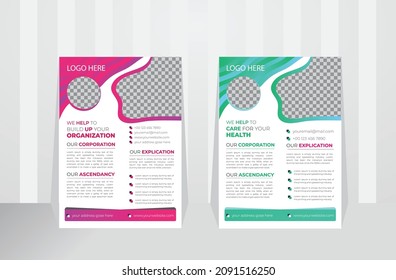 

Corporate Business Brochure, Layout Template, cover modern layout, poster, report, A4, flyer in A4 with colorful, vector template in A4 size, cover design, shapes for tech, white light background.