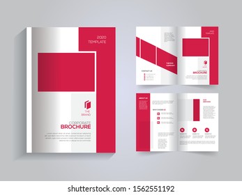 Corporate business brochure template vector design