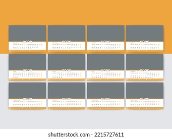 Corporate Business Calender Design 2023