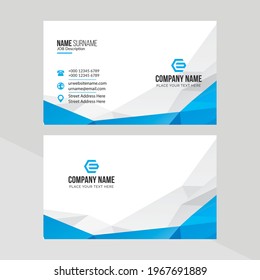 Corporate Business Card, 
Creative and Clean Business Card Template
