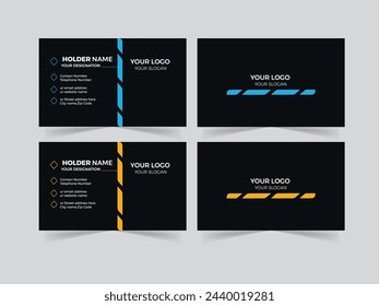 Corporate Business card design for personal identity