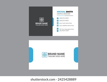 corporate business card design for business, professional and modern visiting card design.
