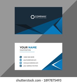 corporate business card design for real estate company