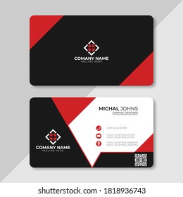 Corporate business card design template