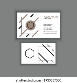 Corporate business card design business card template 
