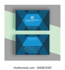 Corporate business card design- template