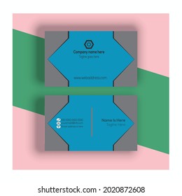 Corporate business card design- template