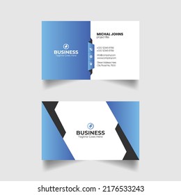 Corporate business card design template