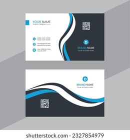 corporate business card design template 