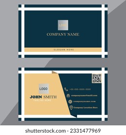 Corporate Business card design template - Illustration